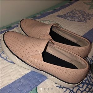 Sperry dusty pink slip on shoes size 6.5